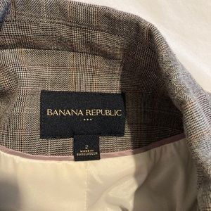 Banana Republic plaid Suit